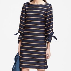 Banana Republic Poet Sleeve with Ties Shift Dress